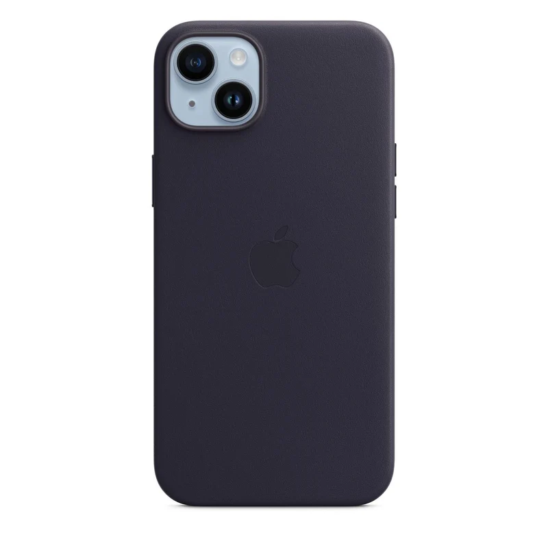 Apple Leder Case mit MagSafe für iPhone 14 Plus Mitternacht