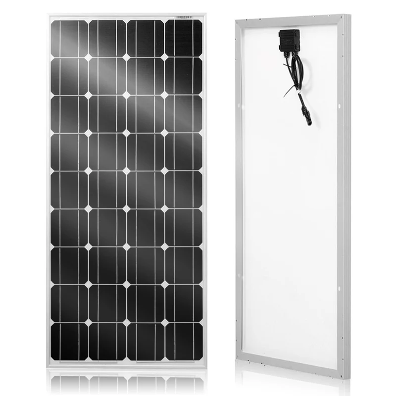 DOKIO Solar panel 100W 18V Glass solar Panels 200W 300W 400W panneau solaire Monocrystalline solar board for home/RV 12V