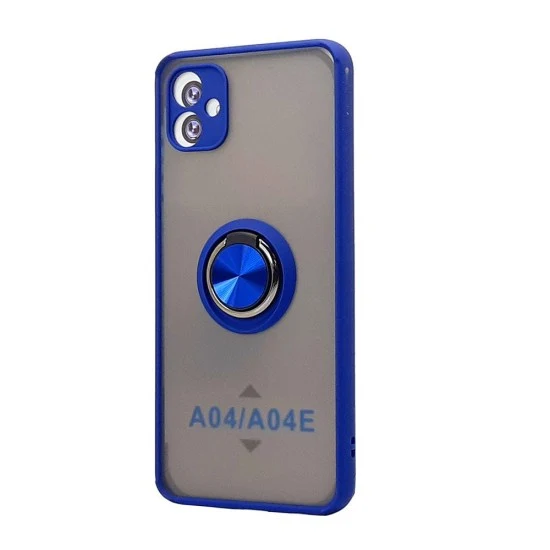 TPU Case w/ Magnetic Ring for Samsung A04(blue)