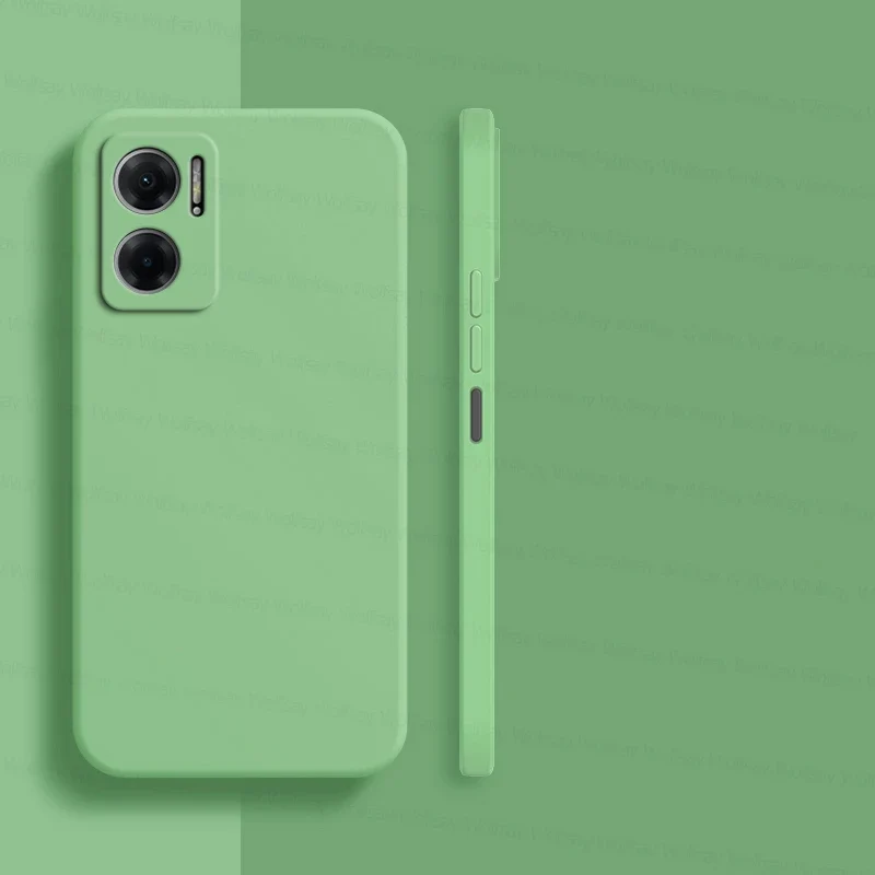 For Xiaomi Redmi 10 5G Case Xiaomi Redmi 12C 10C 9 10 5G Cover Shockproof Liquid Silicone TPU Phone Back Case Xiaomi Redmi 10 5G