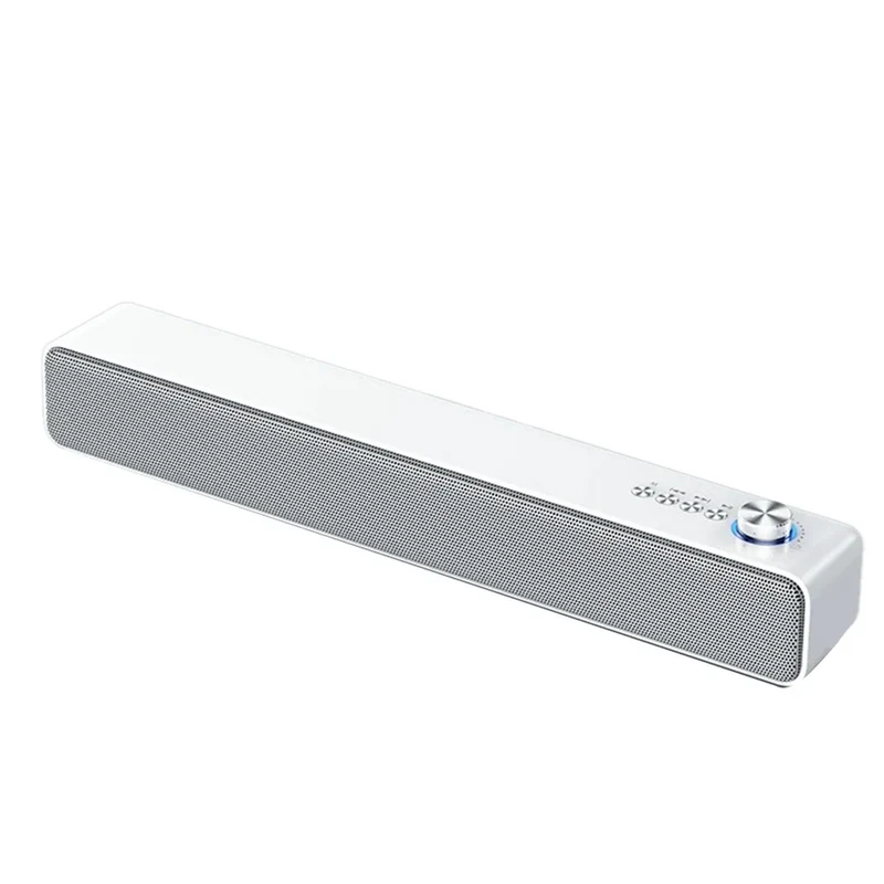 Portable Sound Bar Computer Speakers AUX Wired Wireless Bluetooth Speaker PC/TV Home Theater System 4D Stereo Surround-B