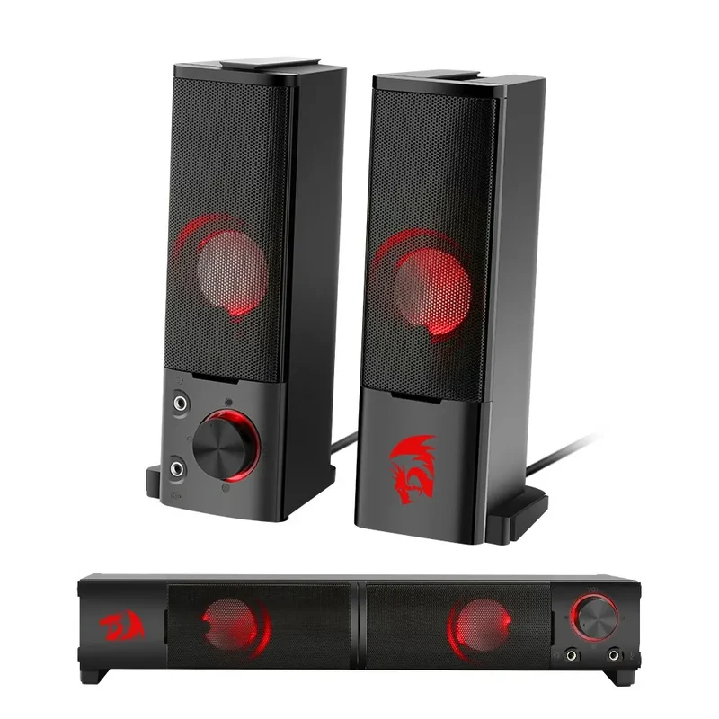 REDRAGON Orpheus GS550 Aux 3.5mm Stereo Surround Music Smart Speakers Column Sound Bar Computer PC Home Notebook TV Loudspeakers