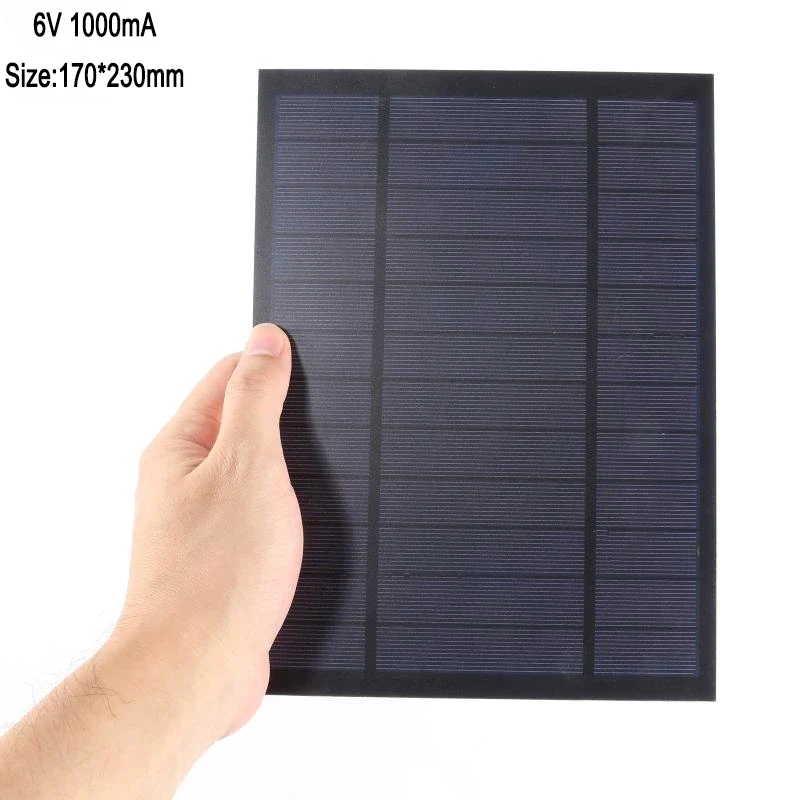 Solar Panel 6V 9V 18V Mini Solar System DIY For Battery Cell Phone Chargers Portable 2W 3W 4.5W 6W 10W 20W Solar Cell