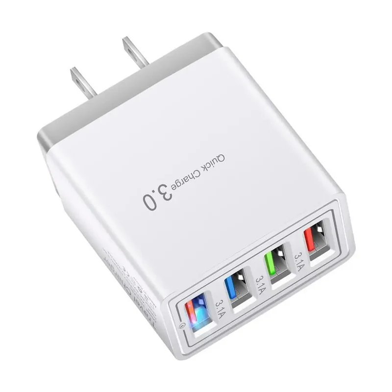 Quick Charge 3.0 For iPhone Charger Wall Fast Charging For Samsung S10 S9 S8 Plug Xiaomi Mi Huawei Mobile Phone Chargers Adapter