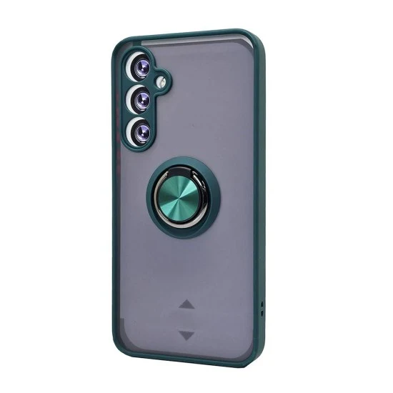 TPU Case w/ Magnetic Ring for Samsung A15 (green)