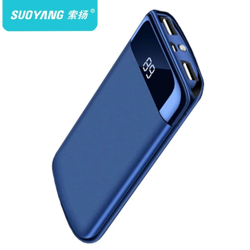 30000mah Power Bank External Battery PoverBank 2 USB LED Powerbank Portable Mobile phone Charger for Xiaomi MI iphone Samsung
