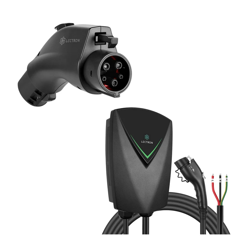Lectron NEXUS Level 2 J1772 Charging Station (Hardwired Version) + Tesla (NACS) to J1772 Adapter Bundle