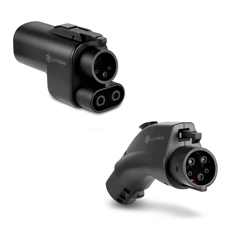 Lectron Vortex Plus Tesla (NACS) to CCS Adapter with Interlock + Tesla (NACS) to J1772 Adapter Bundle