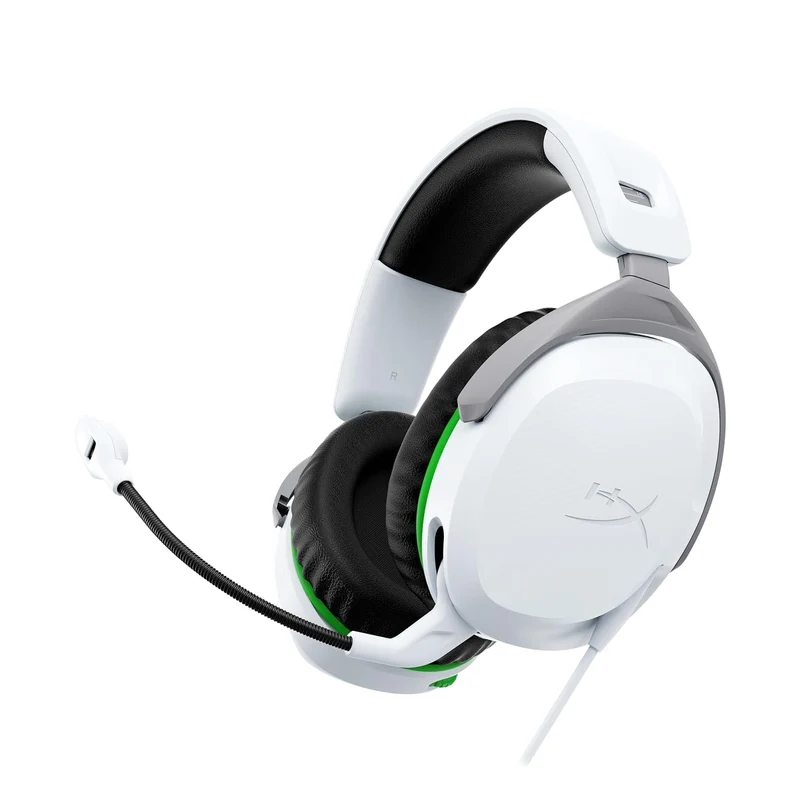HyperX Cloud Stinger 2,Gaming Headset for Xbox,Lightweight Wired Over Ear Headset with mic, Swivel-to-Mute Function, 50mm Drivers, PC Compatible - White (75X28AA)