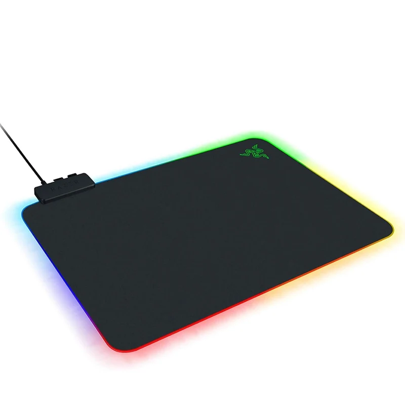 Razer Firefly V2 Micro Textured Gaming Mouse Mat with RGB Lighting Powered by Chroma Rz02-03020100-R3M1 Port
