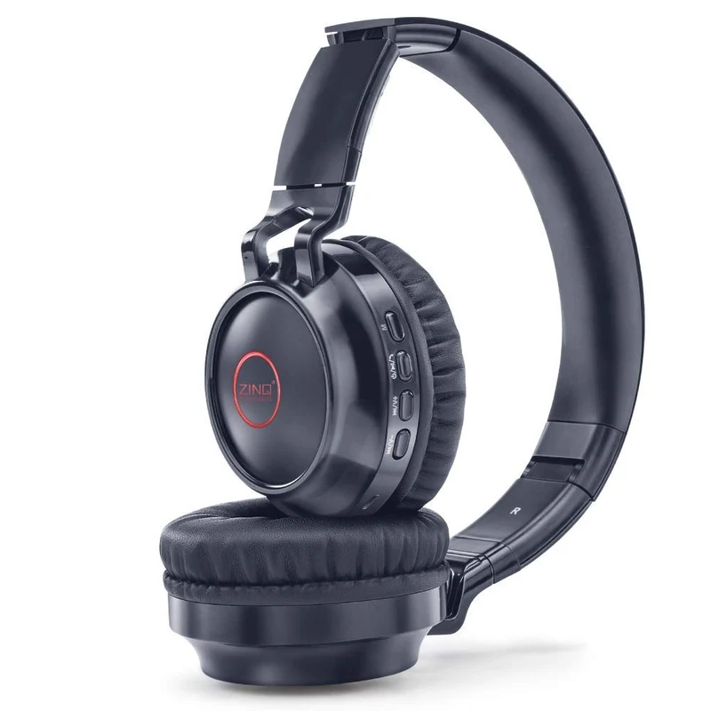 Erupt ZQHP-4155 Bluetooth Wireless On Ear Headphones with mic Mate Black