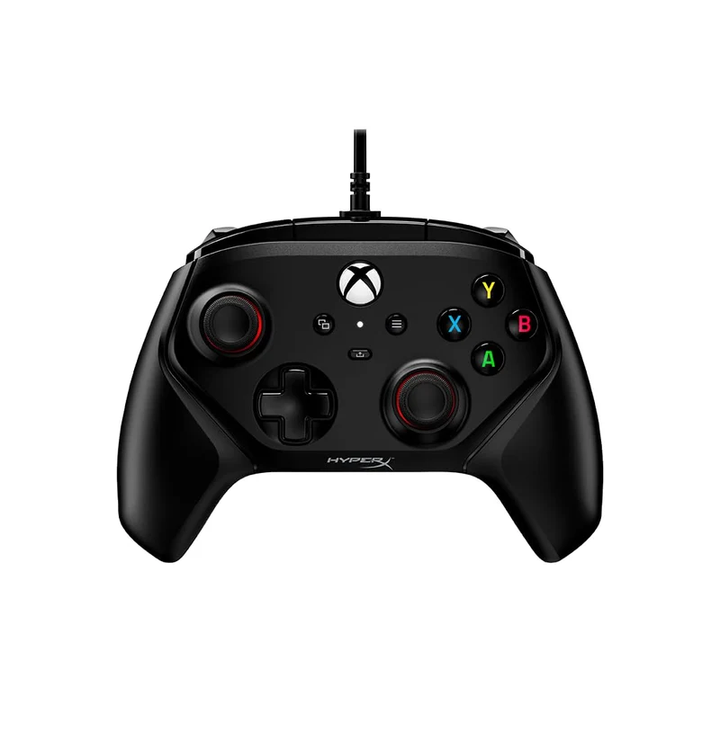 HyperX Clutch Gladiate RGB Gaming Controller for Xbox Series X|S Licensed by Xbox, fully compatible with Xbox One and Xbox Series X|S consoles, as well as PC, Full RGB Wired Clear| 290gm (6L366AA)
